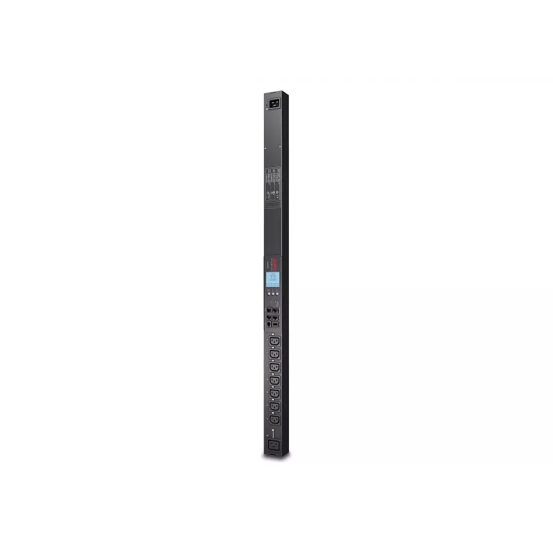 APC Rack PDU 2G, Switched, ZeroU, 20A/208V, 16A/230V, (7) C13 & (1) C19
