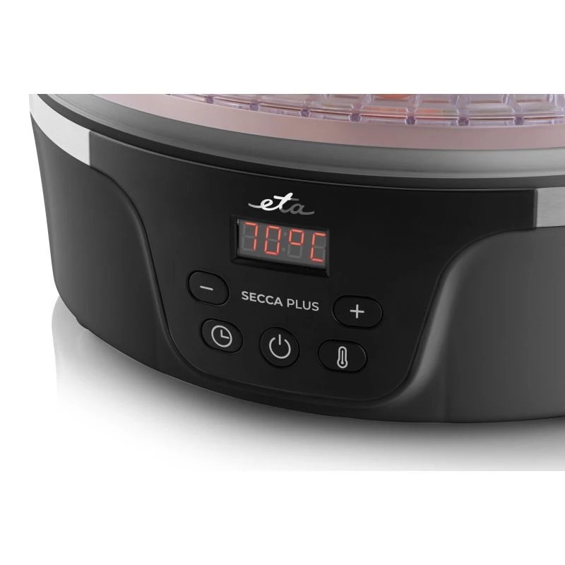 ETA | Kuivati | Võimsus 380 W | Kandikute arv 8 | Sisseehitatud taimer | Must