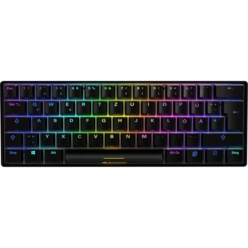 Sharkoon SKILLER SGK50 S4 klaviatuur mängimiseks USB QWERTZ Saksa must