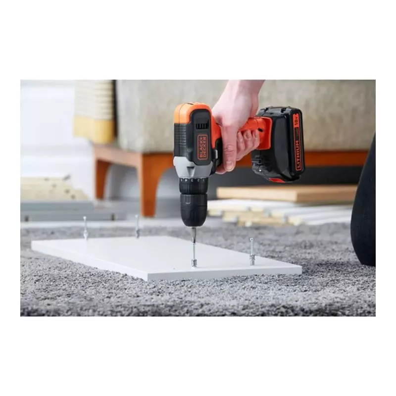 BLACK & DECKER | Juhtmeta puur-keeraja | BCD001C2-QW | 18 V | 2x1,5 Ah | Liitium