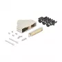 DeLOCK 67136 juhtmepistik D-Sub 37 kontaktiga isane Hõbedane