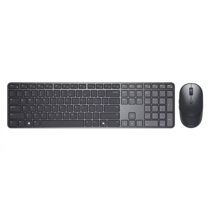 DELL Pro 7 õhuke KM726 klaviatuur koos hiirega Kodukontor RF-juhtmevaba + Bluetooth QWERTY US International Must