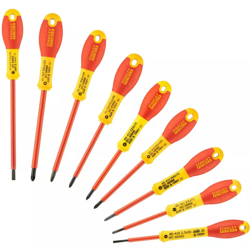 Manuaalkruvikeerajate komplekt Stanley FATMAX FMHT62573-0 sirge kruvikeerajaga