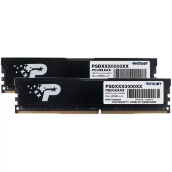 DIMM 16 GB DDR4-3200 (2x 8 GB) Dual-Kit, mälu, must, PSD416G3200K, Signature Line