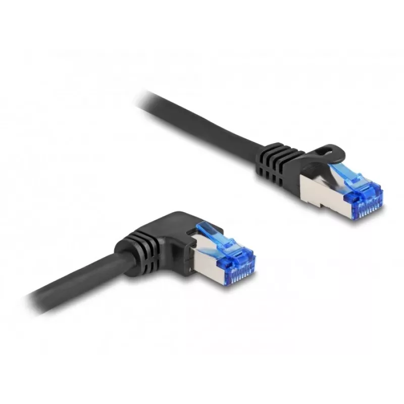 Võrgukaabel DeLOCK RJ45 Cat.6A S/FTP 0,5 m must