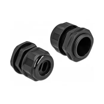 Kaablitihend DeLOCK 60393 Must Plastikust 2 tk
