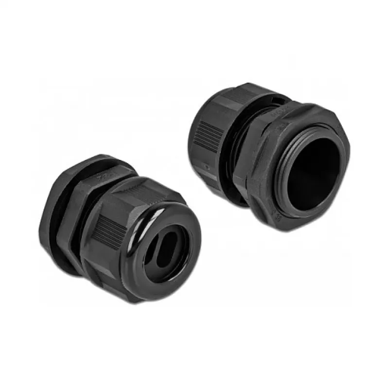 Kaablitihend DeLOCK 60393 Must Plastikust 2 tk