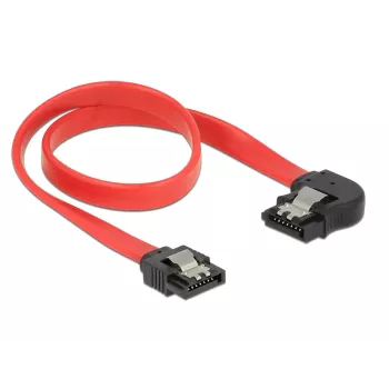 SATA kaabel DeLOCK 83963 0.3 m SATA 7-pin Must Punane