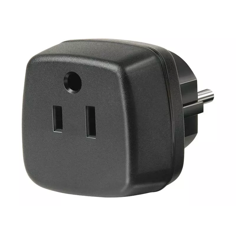 Reisiadapter USA, Jaapan/maandatud pistik, pistikupesa adapter must