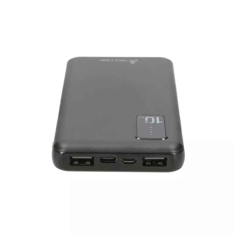 Akupank Extralink EPB-098B 10000 mAh, LiPo, 2× USB-A + 1× USB-C, must