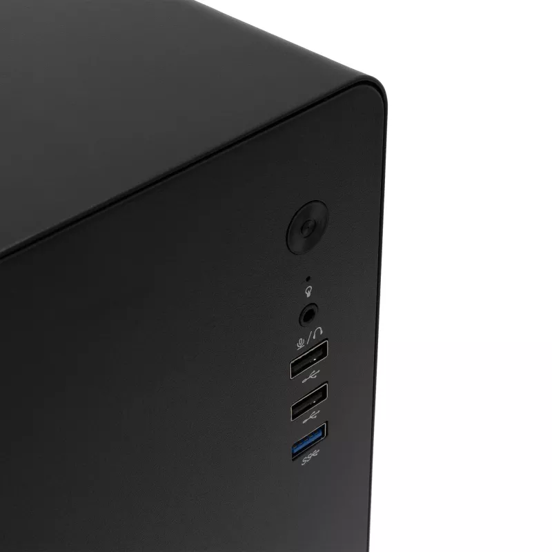 Arvutikorpus Sbox PCC-500 Must ATX
