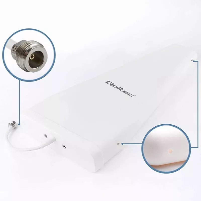 Qoltec 57043 4G LTE DUAL antenn | 14dBi | mitmesuunaline | välistingimustesse