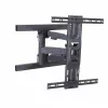 ART seinakinnitus LCD/LED-telerile 40–75 tolli, kuni 45 kg, kalde- ja pööramisfunktsiooniga, kõrgus 52–380 mm, max VESA 600x400