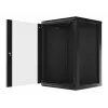 Seinale paigaldatav riiul LANBERG WF01-6618-10B, 18U, 600×600×907 mm, must, 60 kg