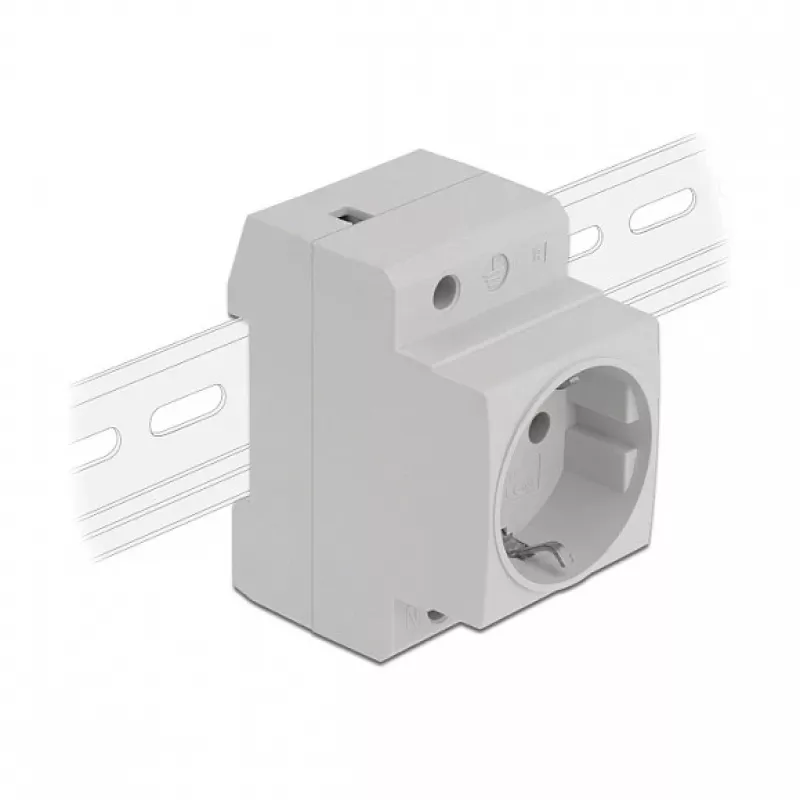 Pistikupesa CEE 7/3 DeLOCK 11469 Helehall 250V 16A