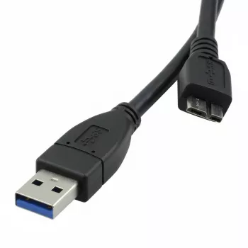 ROLINE - USB-kaabel - 9-kontaktiline USB tüüp A (M) - 10-kontaktiline mikro-USB tüüp B (M) - 3 m (USB 3.0) - must (11.02.8877)