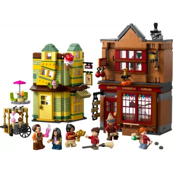 LEGO Harry Potter 76452 Quidditch Supplies jäätisesalongi miniehitiskomplekt, 795 tükki, 6 minifiguuri, vanus 8+