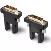 Lindy 10m kiudoptiline hübriidne Micro-HDMI 18G kaabel eemaldatavate HDMI- ja DVI-pistikuga