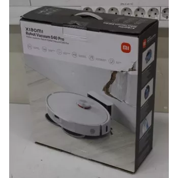 VÄLJAMÜÜK. Xiaomi Robot Vacuum S40 Pro EU | Xiaomi Robot Vacuum S40 Pro EU | Märg ja kuiv | 5200 mAh | Mahutavus 0,43 L | 15000 Pa | Valge | KAHJUSTATUD PAKEND