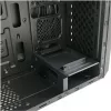 LC Power Classic 7040B - MDT - ATX - ilma toiteplokita - Must, harjatud alumiinium / Must - USB/Audio