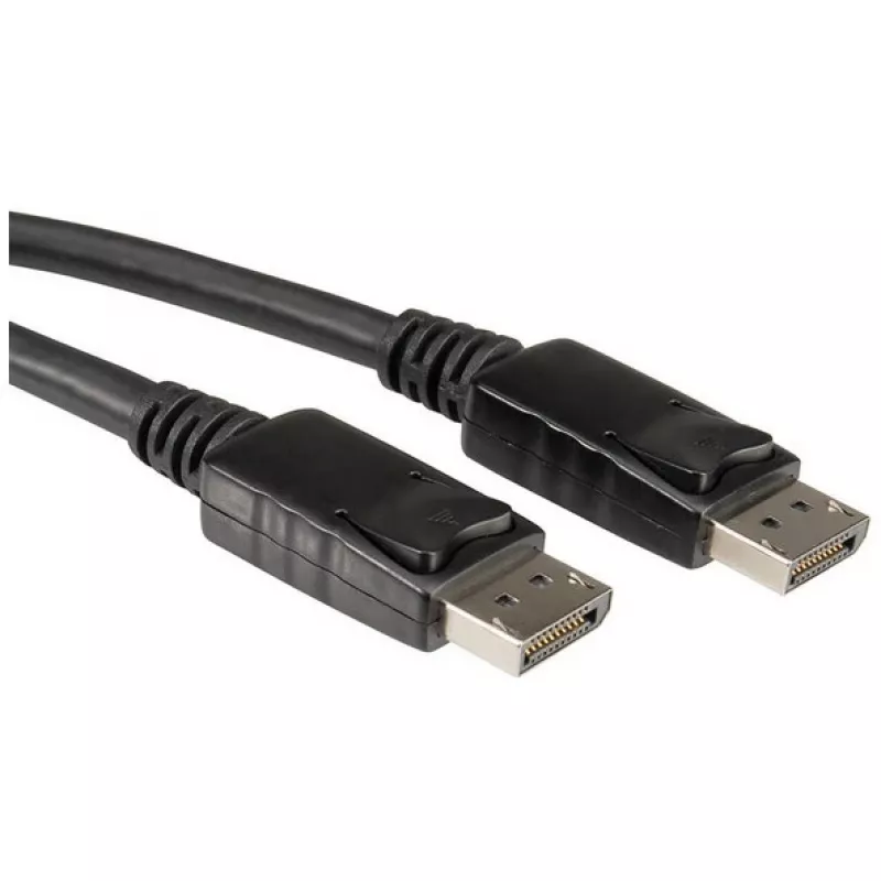 ROLINE - DisplayPort-kaabel - DisplayPort (M) – DisplayPort (M) - 2 m - Must (11.04.5762)