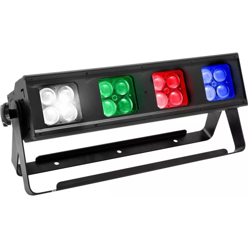 Valgustuslatt EUROLITE Zoom4Bar QCL RGBW 4-in-1 — suumitav LED pesuriba QCL LEDidega