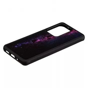 Kaitseümbris iKins Samsung Galaxy S20 Ultra jaoks — must Milky Way viimistlus