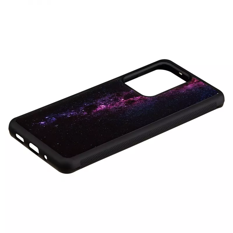 Kaitseümbris iKins Samsung Galaxy S20 Ultra jaoks — must Milky Way viimistlus