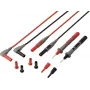 VOLTCRAFT MSL-850 Premium silikoontestjuhe kullatud kontaktidega 1,2 m 1 paar (VC-17312690)