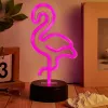 Dekoratiivne LED-laudlamp MANTA SNL79PK roosa flamingo - LED-dekoratiivvalgusti