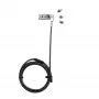 Kaablilukk DICOTA D31717 Must 2 m