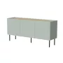 Kummut cama meble FELLINI 150×40×70 cm, oliivivärvi õlitatud tamme pealispinnaga, MDF karkass