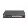 Haldamatu lüliti LANBERG RSFE-16P-2C-250 — 18-port Gigabit, 16x PoE+ (30W), 2x SFP, 250W, 1U, metall, riiulipaigaldus