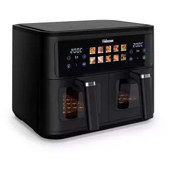 Kuumaõhufritüür Tristar FR-9075 Double 9 L, 2500 W, puutetundlik juhtimine, LCD, must, 60 °C min