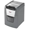 Paberipurustaja REXEL Optimum AutoFeed+ 100X — 100-leheline automaatne söötmine, 4 x 28 mm ristlõige, 34 L mahuti, alumiinium