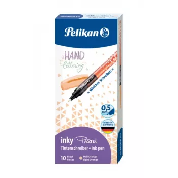 Pastakas Pelikan Inky 273 oranž 10 tk