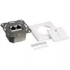 Logilink - ühenduspesa, süvistatav - RJ-45 X 2 - RAL 9003, signaalvalge (NP0123)
