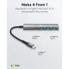 Goobay Slim 4-Port USB-Hub USB-C/USB-A 5 Gbit/s - Plug> 1x (76562)