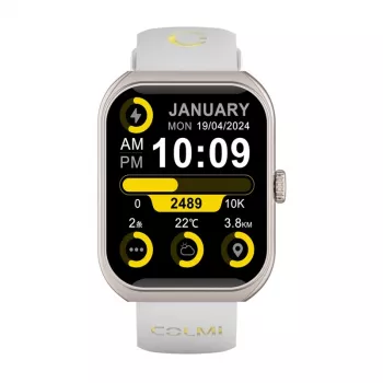 Nutikell Colmi P86 Gold Bluetoothi ja pulsikellaga