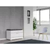 Closed shoe cabinet top e shop OPAL SZAFKA BIEL — Valge, puitlaastplaat, L850×K450 mm, 16 mm raam