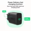 Toiteadapter roheline Cell PowerSource Solo30 30W must — USB-C ühe pordiga laadija