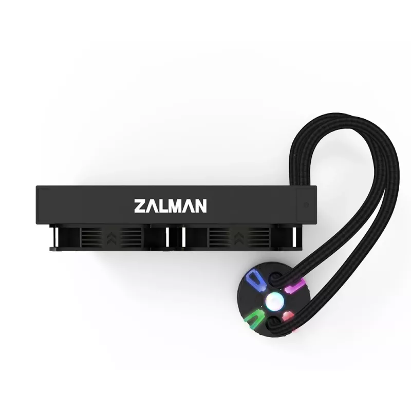 Zalman Reserator5 Z24 ARGB Must CPU vedelikjahuti 240mm radiaator 2 x 120 mm ventilaator