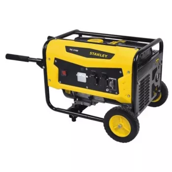 Kaasaskantav bensiinigeneraator STANLEY SG3100 — 2600 W nimivõimsus, 3100 W max, OHV 1‑silindriline 212 cm³, 15 L kütusepaak, 230 V pistikupesad