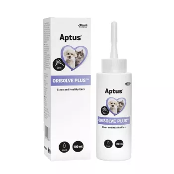 APTUS Orisolve Plus - kõrvapuhastuslahus koertele ja kassidele – 100 ml