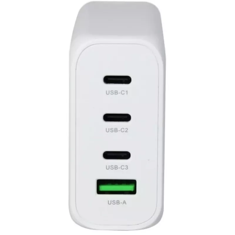 Toiteplokk ALLNET PSU-GaNPD-USB-1A3C-130W — 130 W, 1× USB-A, 3× USB-C