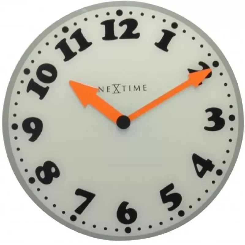NeXtime kell 8152 Girl, Ø43 cm, sein, valge/hall/must/oranž