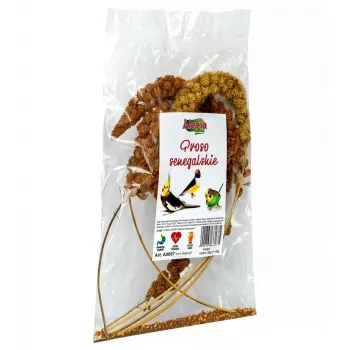 Maiuspala lindudele ja närilistele Alegia Senegalese hirsisegu, teraviljamaitsega, 80 g kott