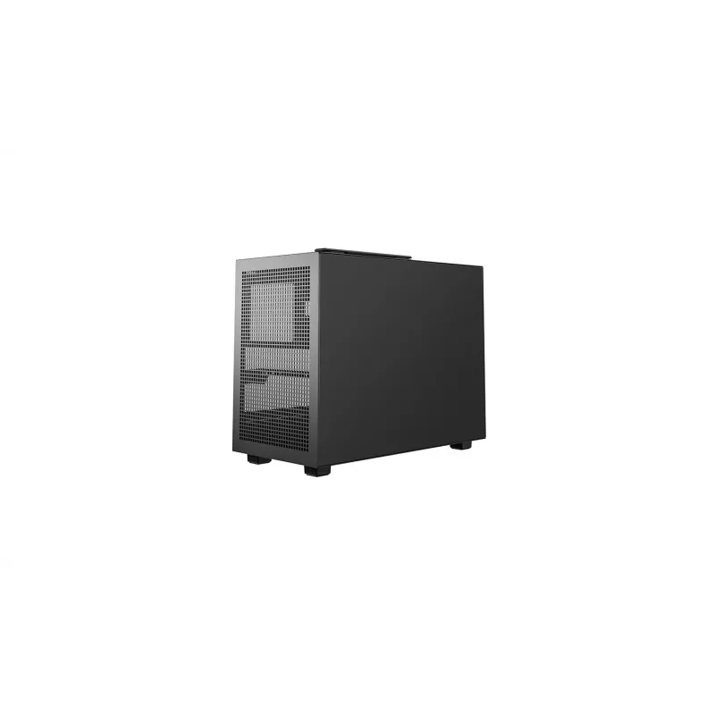 Arvutikorpus DeepCool CH160 PLUS Small Form Factor SFF ATX/mATX, karastatud klaas, USB-C, must