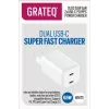 Laadija GRATEQ OLOS PD/PPS 2xUSB-C 65W kiirlaadija 35W