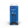 Savio CL-129 USB-kaabel 2 m USB 2.0 USB A USB C Must
